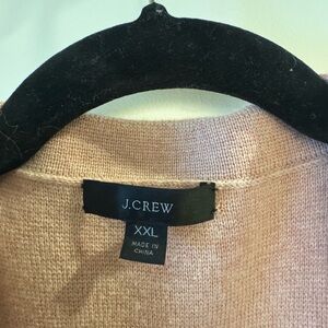 J. Crew Blush Pink Knit Sweater Blazer XXL